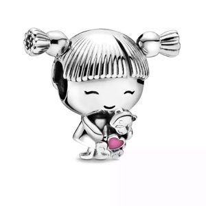 Girl charm fits Pandora bracelet